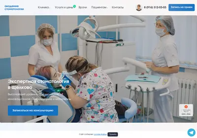 Снимок главной страницы asclinic.ru