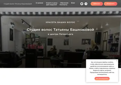 Снимок главной страницы bashmakovatatiana.ru