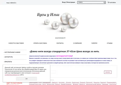 Снимок главной страницы busy-u-ili.ru