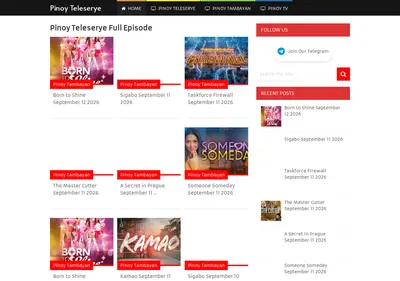Снимок главной страницы replayteleserye.su