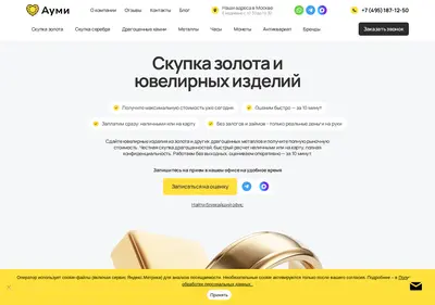 Снимок главной страницы aumy.ru