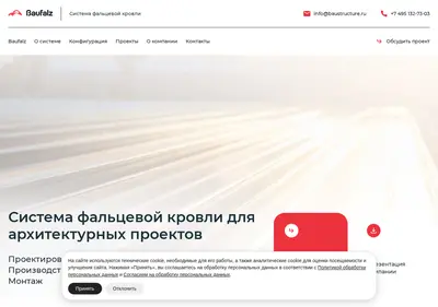 Снимок главной страницы baufalz.ru