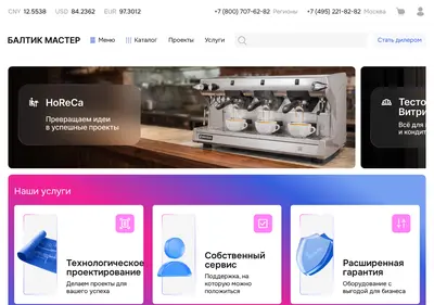 Снимок главной страницы balticmaster.ru