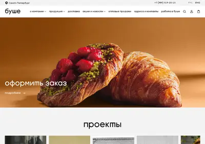 Снимок главной страницы bushe.ru