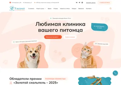 Снимок главной страницы 9zhizney.ru
