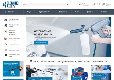 Снимок главной страницы cleaning-city.ru