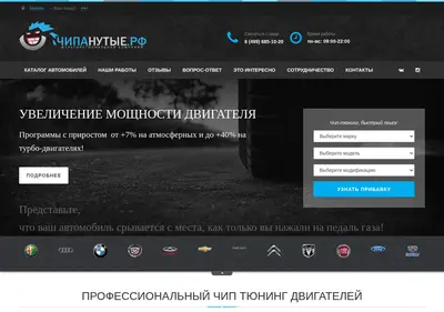 Снимок главной страницы chiprussia.ru