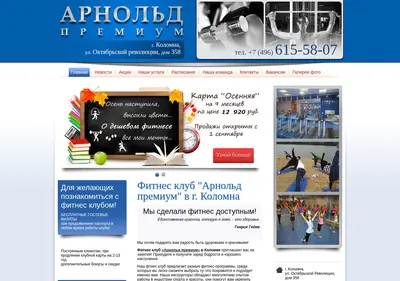 Снимок главной страницы arnold-premium.ru