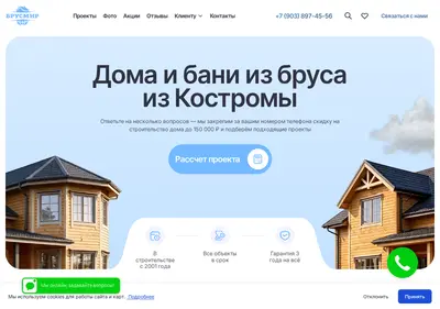 Снимок главной страницы brusmir.ru