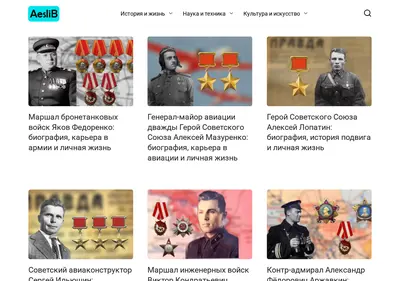 Снимок главной страницы aeslib.ru