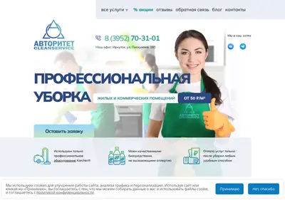 Снимок главной страницы avtoritet038.ru