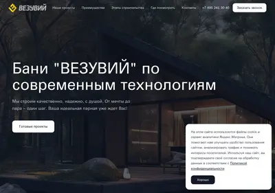 Снимок главной страницы bani-vezuviy.ru