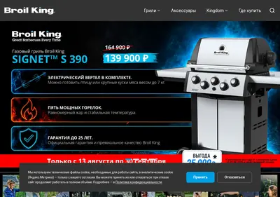 Снимок главной страницы broilkingbbq.com.ru