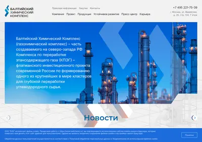 Снимок главной страницы baltchemc.ru