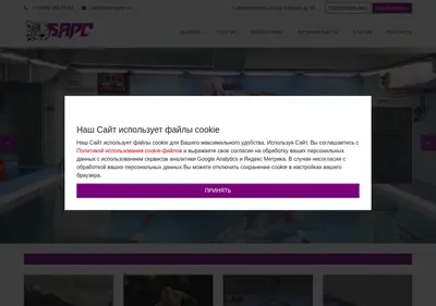 Снимок главной страницы bars-sport.ru