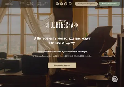 Снимок главной страницы skyspace.spb.ru