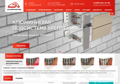 Снимок главной страницы alt-volga.ru