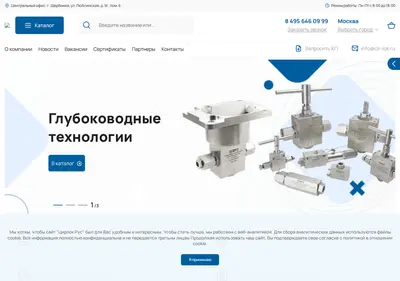 Снимок главной страницы cir-lok.ru