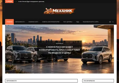 Снимок главной страницы avtomechanic.ru