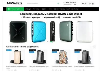 Снимок главной страницы allwallets.ru
