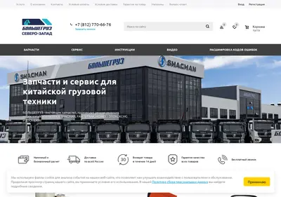 Снимок главной страницы bg78.ru