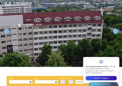 Снимок главной страницы center-mashuk.ru