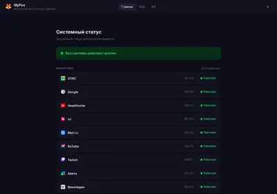 Снимок главной страницы slyfox.su