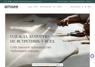 Снимок главной страницы amsee.ru