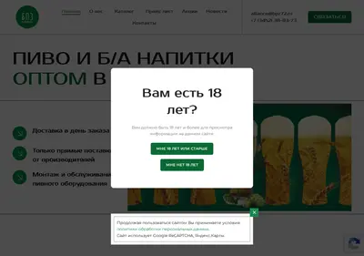 Снимок главной страницы bpz72.ru