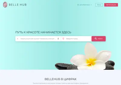 Снимок главной страницы bellehub.ru