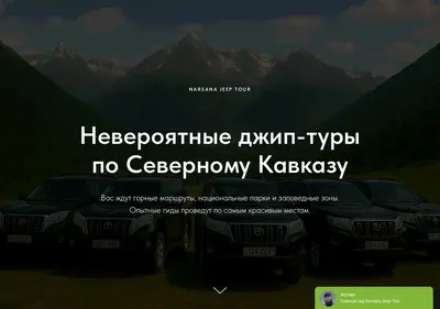 Снимок главной страницы narsanatour.ru