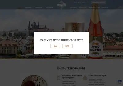 Снимок главной страницы barrelbeer.ru