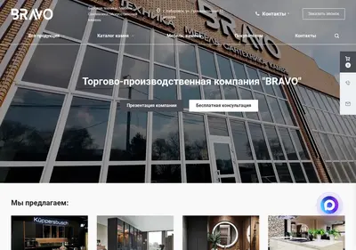 Снимок главной страницы bravo27.ru