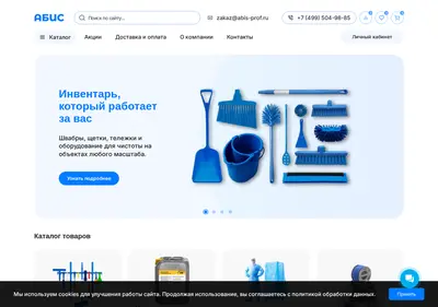 Снимок главной страницы abis-prof.ru