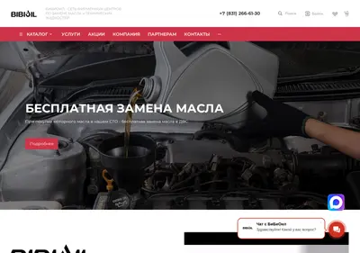 Снимок главной страницы bibioil.ru