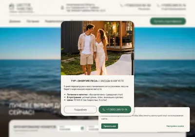 Снимок главной страницы 6glamp.ru