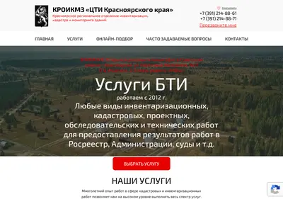 Снимок главной страницы bti24.ru