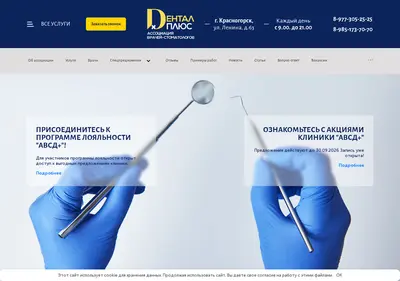 Снимок главной страницы avsdplus.ru