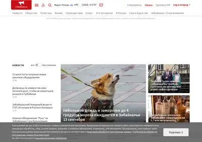 Снимок главной страницы chitamedia.su