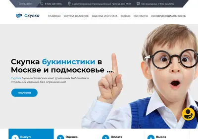 Снимок главной страницы books-moskow.ru