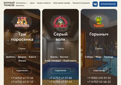 Снимок главной страницы banya68.ru