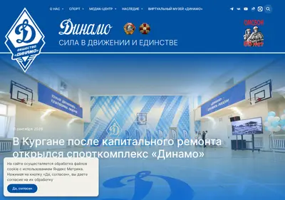 Снимок главной страницы dynamo.su