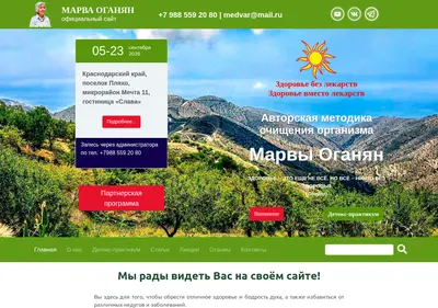 Снимок главной страницы almedeko.ru