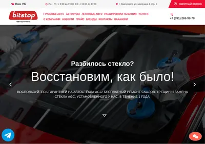 Снимок главной страницы bitstop24.ru