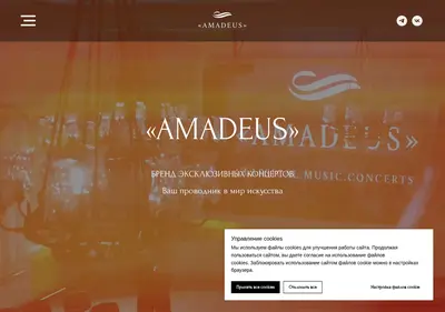 Снимок главной страницы amadeus-kazan.ru
