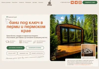 Снимок главной страницы 59bani.ru