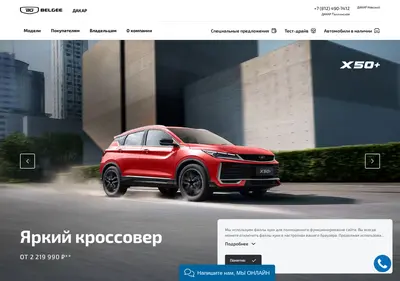 Снимок главной страницы belgee-dacar.ru