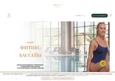 Снимок главной страницы arti-spa.ru