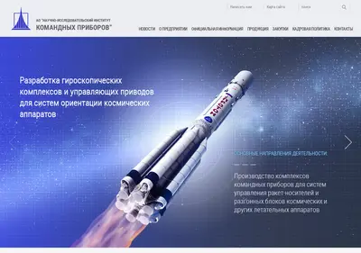Снимок главной страницы niicom.ru