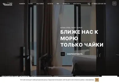 Снимок главной страницы chaykasochi.ru
